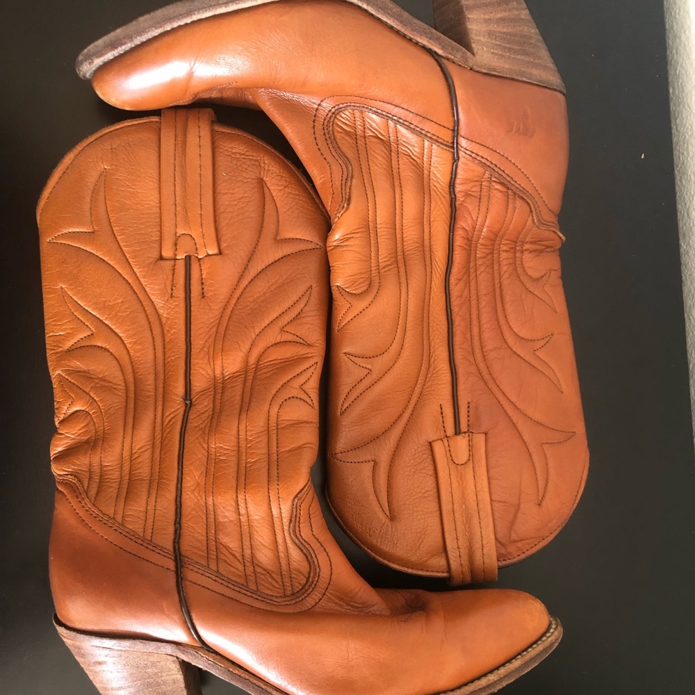 Vintage Frye Western Cowgirl Boots
